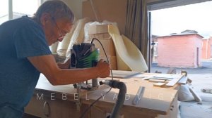 Мебель Ядвига. Фрезеровка под светодиодную подсветку