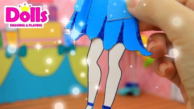 PAPER DOLLS BABY SHOWER HANDMADE GAMES FOR GIRLS PAPERCRAFT DIY смотреть онлайн