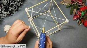 Светящийся Новогодний подарок под ёлку / DIY CHRISTMAS DECOR.