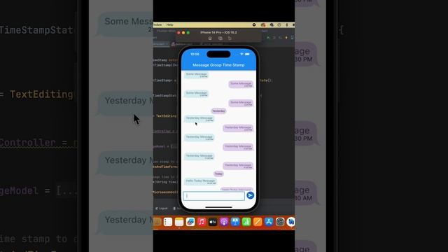 Flutter Group Messages By Date & Time like WhatsApp