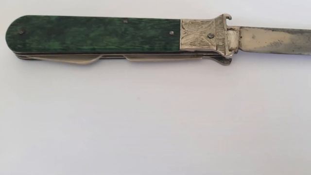Vintage Soviet USSR Hunting pocket folding knife. Used condition. смотреть онлайн
