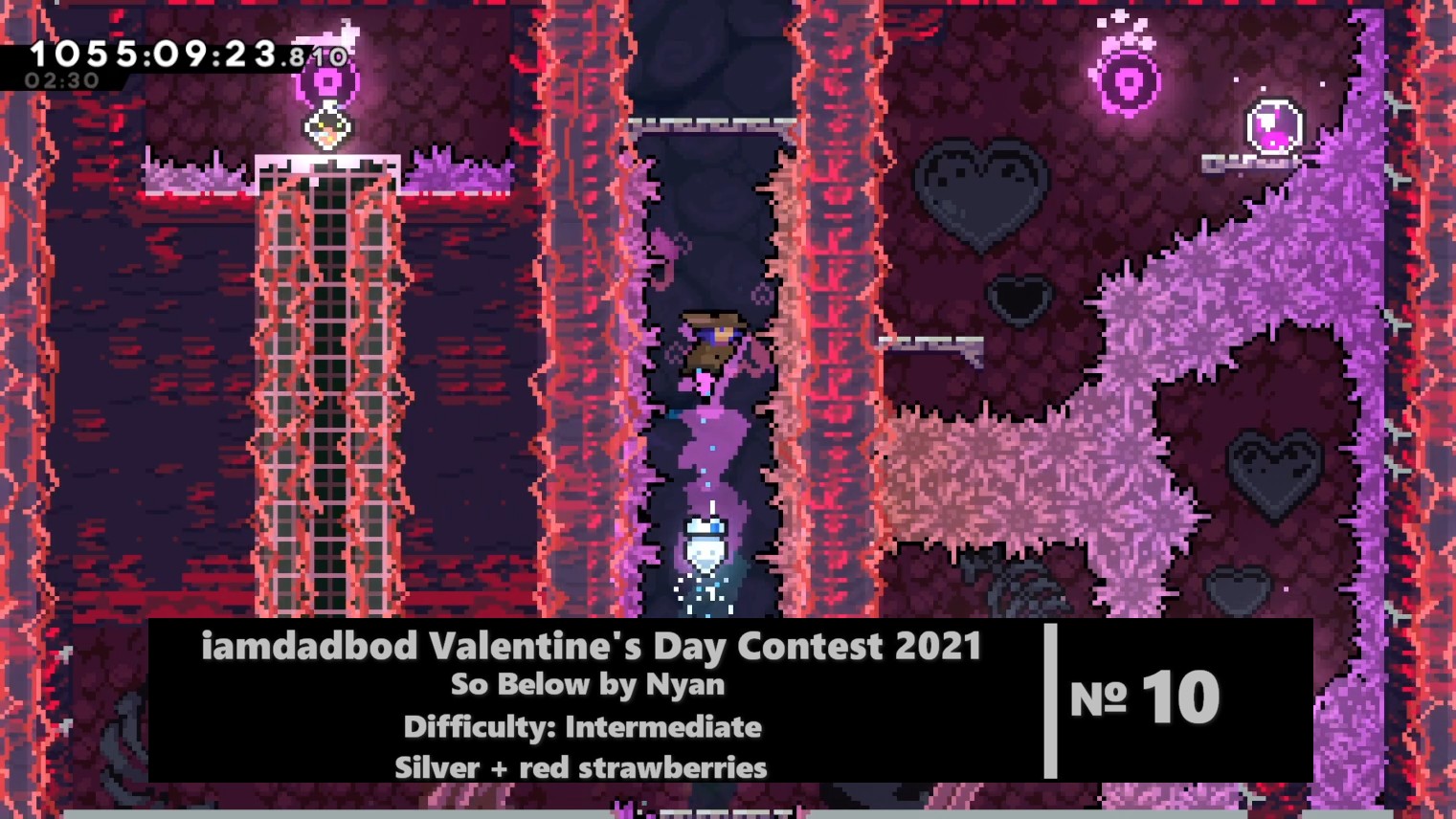 Celeste: iamdadbod Valentine's Day Contest 2021: So Below by Nyan  Silver + red strawberries.