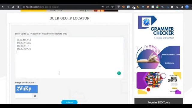 How to Use Bulk GEO IP Locater | WWW.TOOLSBOX.COM смотреть онлайн