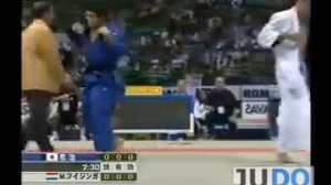 JUDO 2005 World Championships: Hiroshi Izumi (JPN) - Mark Huizinga (NED)