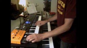 VOCE V5 organ module tested with a Neo Mini Vent rotary effect peddle.