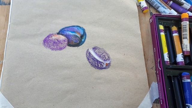 КАК нарисовать СЛИВУ пастелью. Видеоурок. Рисуем с натуры.Тестируем ПАСТЕЛЬ Van Gogh смотреть онлайн