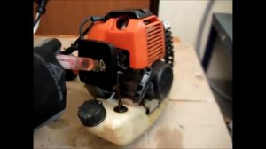 Китайская бензокоса BC430 не заводится, после использования плохого масла