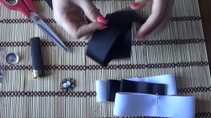 Брошь-галстук из репсовых лент DIY. Как сделать брошь -галстук