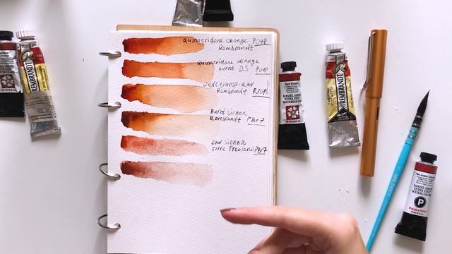 Мои самые необходимые цвета для портрета: РЫЖИЕ смотреть онлайн