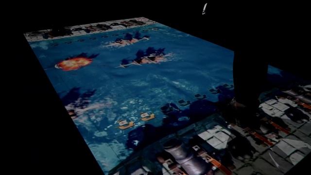 Режим «Морской Бой» — интерактивный пол Floorium