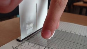 Определение оптической силы собирающей линзы ч.1 (линза и окно)