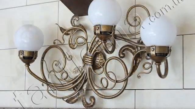 Кованые люстры,светильники и уличные фонари, фото. Тантьема.