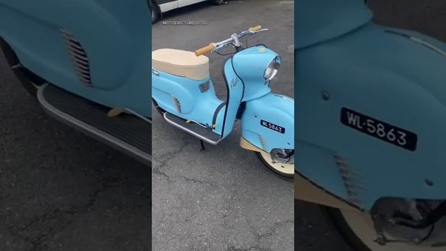 Польский скутер Osa m50. смотреть онлайн