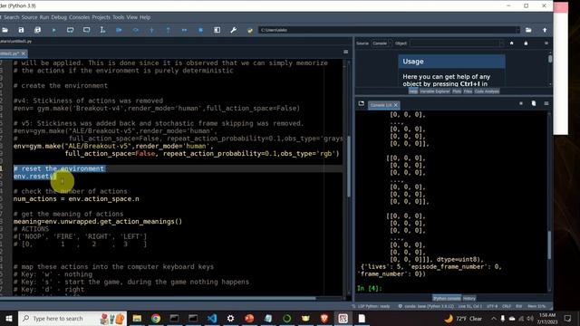 Intro to Atari Game OpenAI Gym Environment - Reinforcement Learning for Computer Games