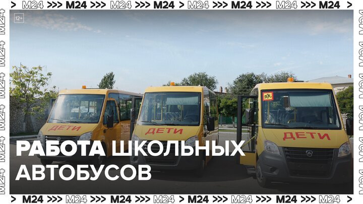 Школьные автобусы вновь заработали в Москве - Москва 24