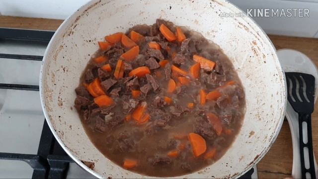 Рагу за 2 минуты .Рецепт рагу из говядины с овощами за 2 минуты.