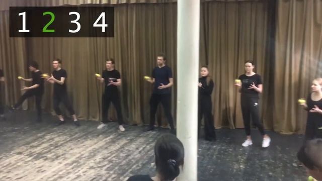Мастер-класс по Ритмике в театральном институте Им. Б.В. Щукина