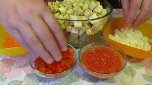 Рагу с баклажанами и рисом. Вегетарианский плов.