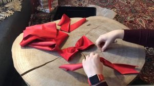 DIY Бархатный бант своими руками
