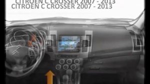 CITROEN C CROSSER 2007 - 2013 diagnostic OBD port connector socket location OBD2 DLC DATA