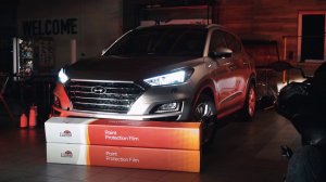 Hyundai Tucson - Оклейка защитной антигравийной плёнкой