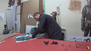 Чеширский кот. Ростовая фигура из ПВХ  пластика.