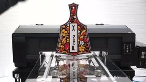 Secrete weapon - Flatbed printer from Russia. Принтер для печати по фанере, пластику, текстилю.