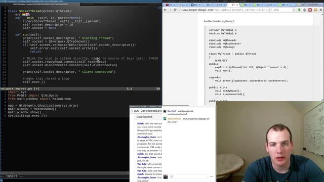 CHATIMUSMAXIMUS. A PyQt Chat Server. смотреть онлайн