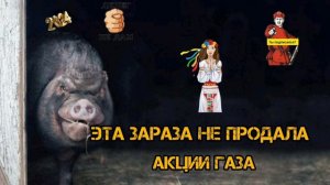 ЭТА ЗАРАЗА НЕ ПРОДАЛА АКЦИИ ГАЗА..