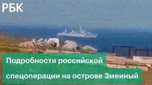 Раскрыты подробности российской спецоперации на острове Змеиный