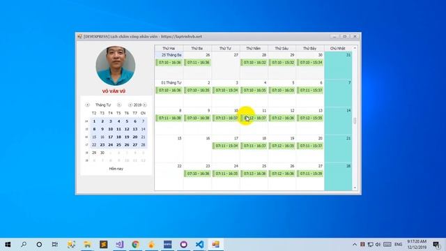 [DEVEXPRESS] Hiển thị lịch nhân viên sử dụng Schedule Control C# смотреть онлайн