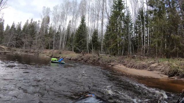 р. Веребушка - р. Олешонка - р. Волма - р. Мста. ПВД (сплав на пакрафтах). 08 - 11 мая 2022 смотреть онлайн