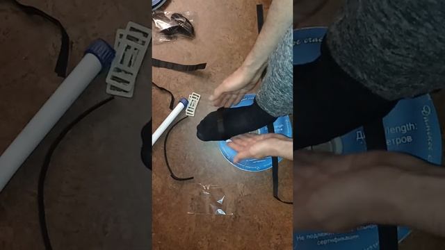 Когти-ледоступы. Сборка сдвоенных пар, для защиты от скольжения всей стопы. смотреть онлайн