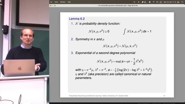 2022-10-24 PRML - Gaussian distribution смотреть онлайн
