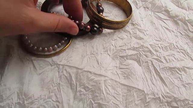 Арабские браслеты сочетания жемчуга и дерева от Ксении смотреть онлайн