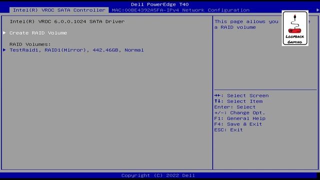 Dell T40 PowerEdge Raid Array Setup - Quick setup guide F12 Setup (Intel Software Raid) смотреть онлайн