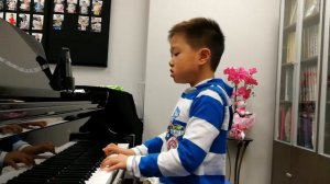 Eric Liu 7 years plays Allegro in D Major by J.W.Hassler