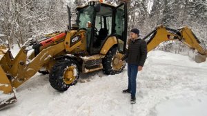Экскаватор погрузчик CAT 426F2. Краткий обзор. Характеристики. Excavator loader CAT 426F2.