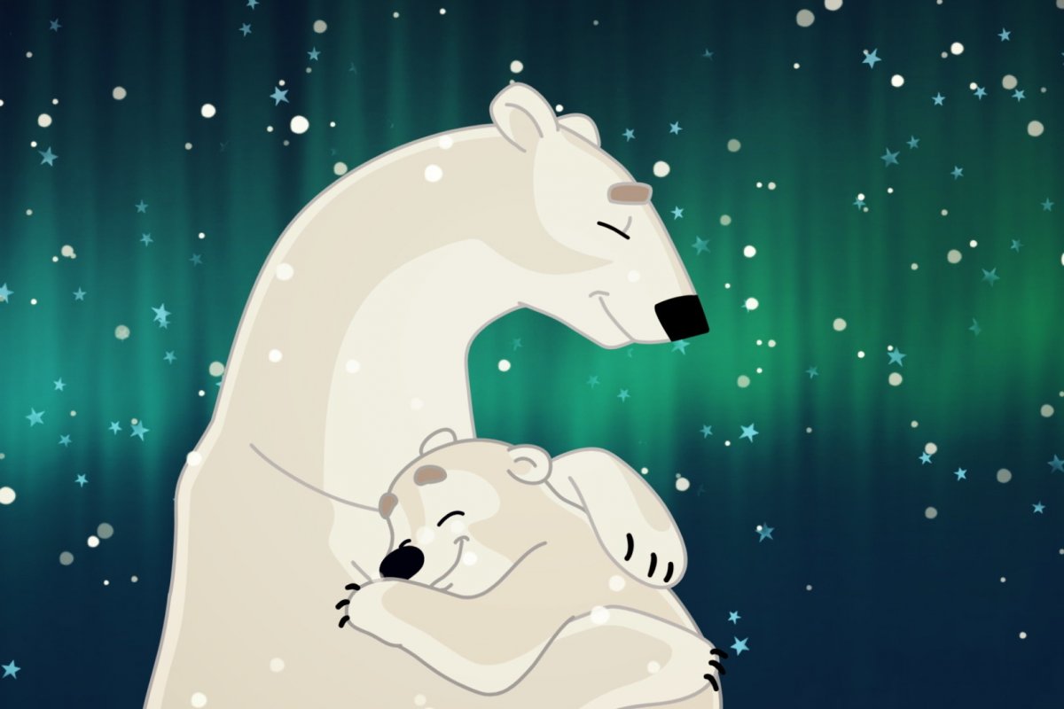 Белый медведь Умка мультфильм