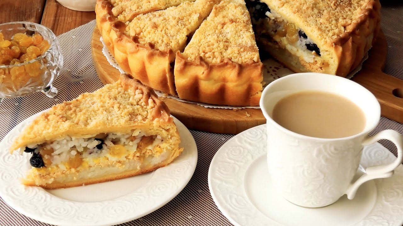 Настоящая Татарская Сладкая Губадия с красным творогом✨ // TATAR PIE GUBADIA