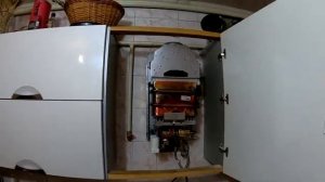 Установка газовой колонки  Bosch W 10 KB .#ТеплотехникаКрыма