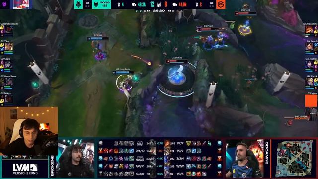 G2 DRAFTS ARE OUT OF CONTROL - LEC PLAYOFFS - G2 VS GX смотреть онлайн