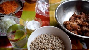 Готовим! Перловка с мясом в рукаве