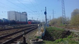 Электропоезд ЭД9М-0196 сообщением Ряжск - Рязань-2