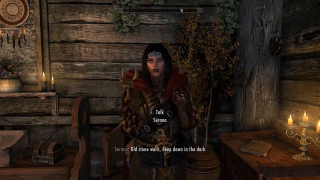 Serana Dialogue add on: Serana sings Old Stone Walls смотреть онлайн