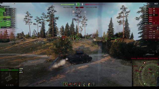 M4A1 FL 10.Премиальный СТ(Франция). Карта Мурованка. №-4 смотреть онлайн