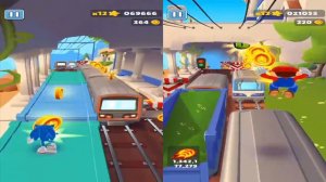 Super Mario Subway Surfers vs Sonic Boom Subway Surfers Android Gameplay