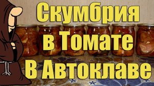 Лучшая рыба для консервов! Скумбрия в томате в Автоклаве в домашних условиях / autoclave canning