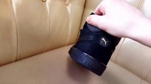 Покраска замшевых кроссовок