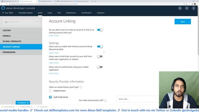 Add Account Linking to an Alexa Skill | BSWR EP 09 | Python SDK | Skill Templates смотреть онлайн